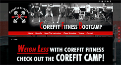 Desktop Screenshot of corefitcamp.com